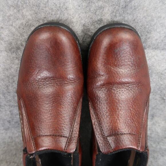 Roper Shoes Womens 7 Slip On Casual Moc Leather Performance Brown Work Comfort - Picture 7 of 15